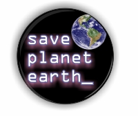 Save planet earth_ small badge